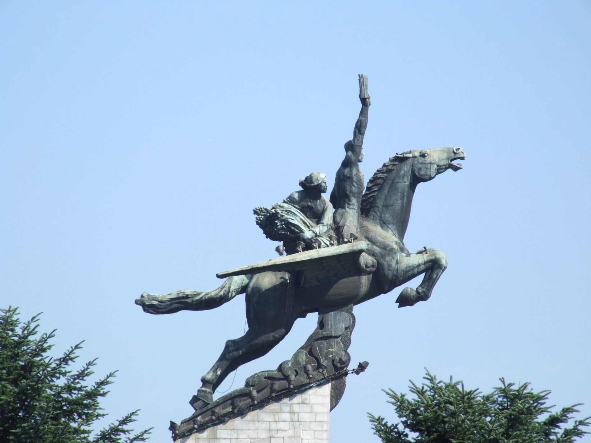 Statua di Chollima a Pyongyang