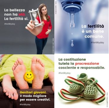 campagna ufficiale per il Fertility Day, sviluppata da Mediaticamente per il Ministero della Salute