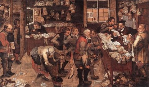Brueghel Pieter the Younger, L'avvocato del villaggio.
