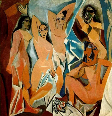Pablo Picasso, Les Demoiselles d'Avignon, 1907