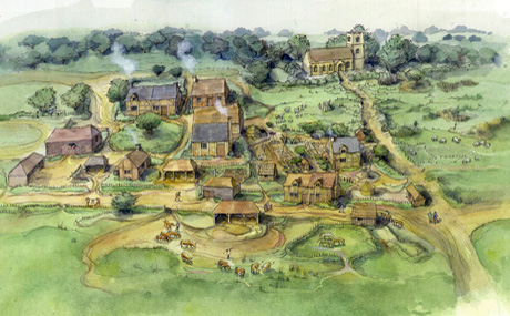 Kelmarsh medieval village