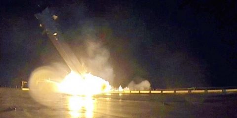 SpaceX Falcon 9 explosion