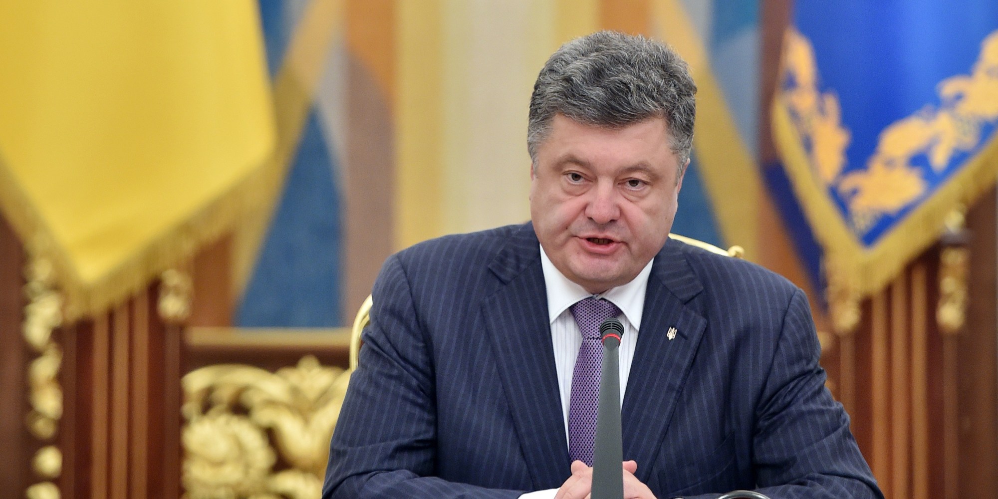 Il presidente ucraino Petro Poroshenko 